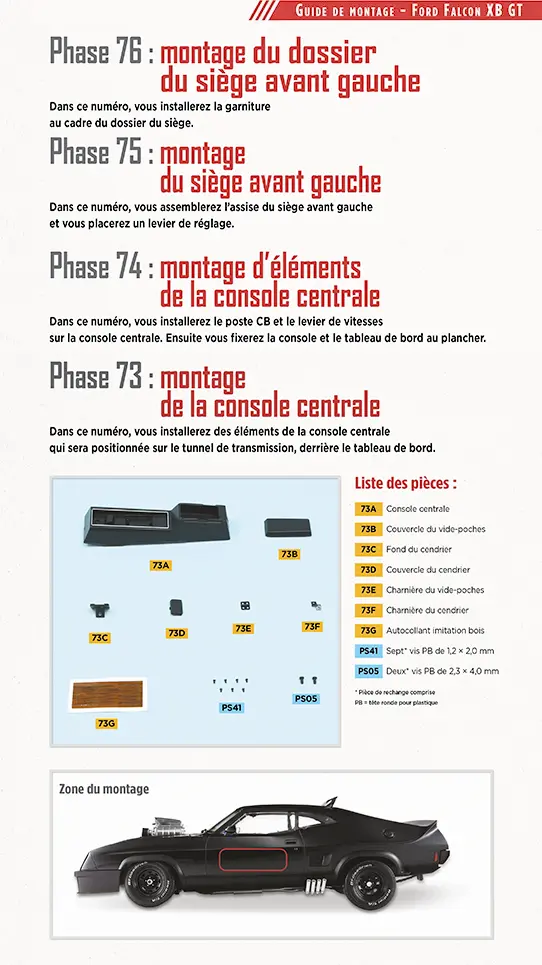 Les instructions disponibles en ligne